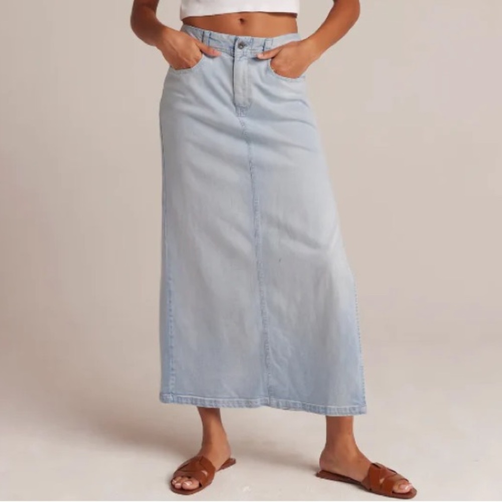 NWT Bella Dahl side slit maxi skirt 29 M